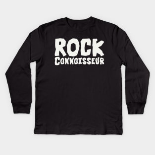 Rockhound Hammer Rock Connoisseur Rock Collector Kids Long Sleeve T-Shirt